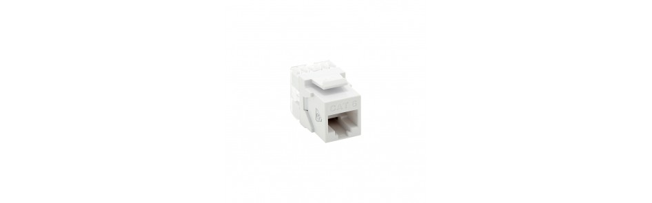 Cat 6 UTP Jacks (Keystone)