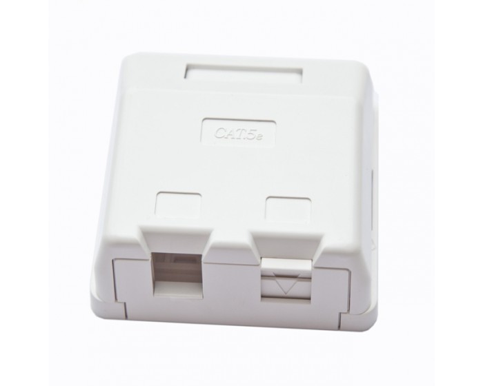 Cat6 Keystone Double Surface Mount Box