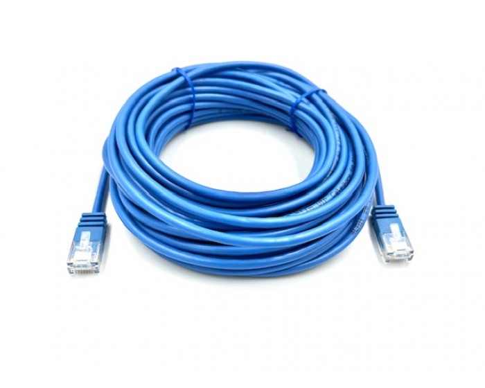 Cat6 UTP Slimline Blue Lead 10mtr